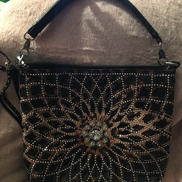 Starburst Rhinestone Shoulder Bag = Showstopper PRS1 - Picture 8 of 11